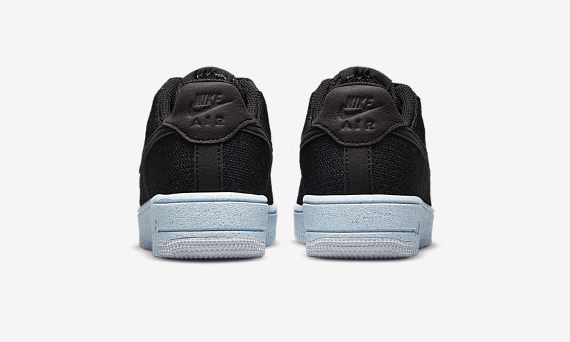 【国内 5/13 発売】ナイキ エア フォース 1 ロー クレーター フライニット “ブラック/シャンブレーブルー” (NIKE AIR FORCE 1 LOW CRATER FLYKNIT “Black/Chambray Blue”) [DC4831-001,DH3375-001]