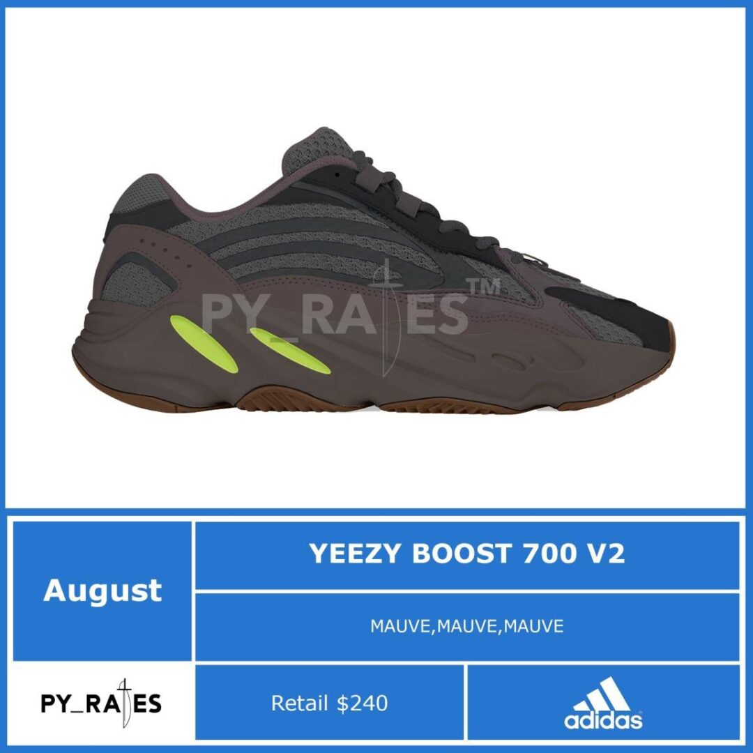 【国内 9/25 発売】アディダス オリジナルス イージー 700 V2 “モーブ” (adidas Originals YEEZY 700 V2 “Mauve”) [GZ0724]