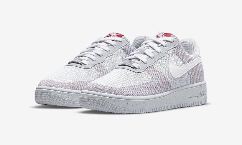 【国内 5/13 発売】ナイキ エア フォース 1 ロー クレーター フライニット “ウルフグレー/ホワイト” (NIKE AIR FORCE 1 LOW CRATER FLYKNIT “Wolf Grey/White”) [DC4831-002,DH3375-002]