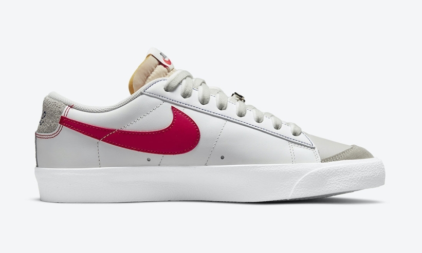 ナイキ ブレーザー ロー “スモークグレー/ホワイト/レッド” (NIKE BLAZER LOW “Smoke Grey/White/Red”) [DH4370-002]