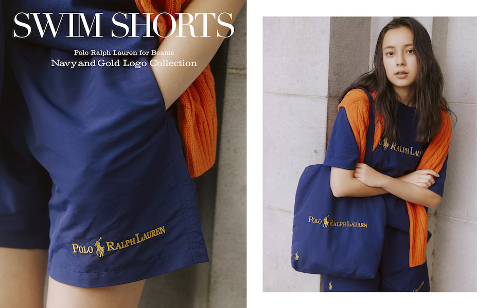 BEAMS × POLO RALPH LAUREN コラボ 第5弾「Navy and Gold Logo Collection」が4/23 発売 (ビームス ポロ ラルフローレン)