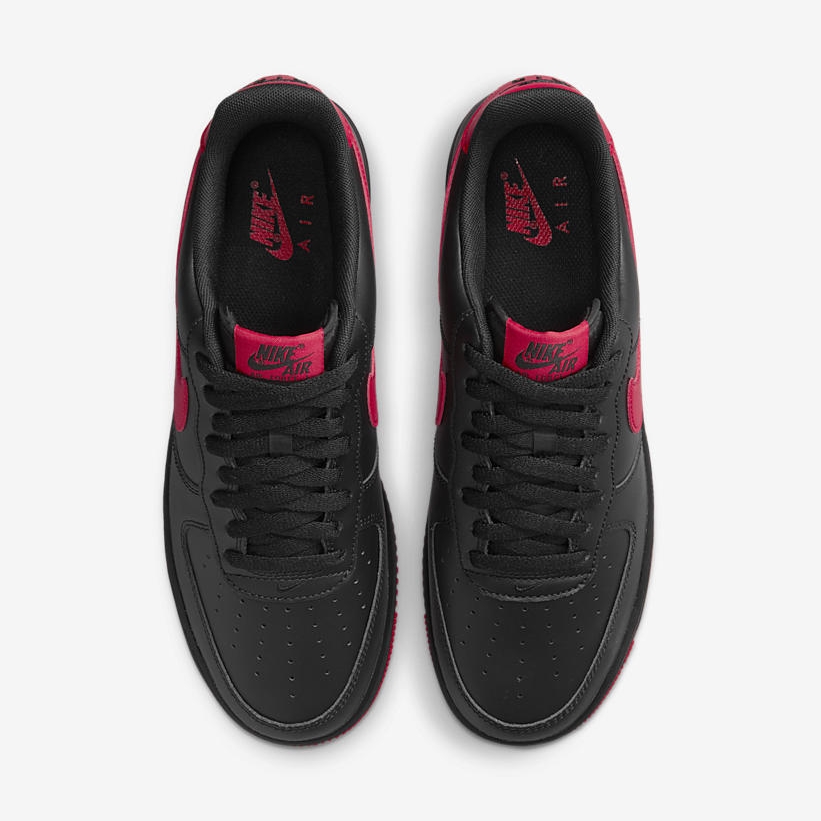 ナイキ エア フォース 1 07 ロー “ブレッド/ブラック/レッド” (NIKE AIR FORCE 1 07 LOW “Bred/Black/Red”) [DC2911-001]