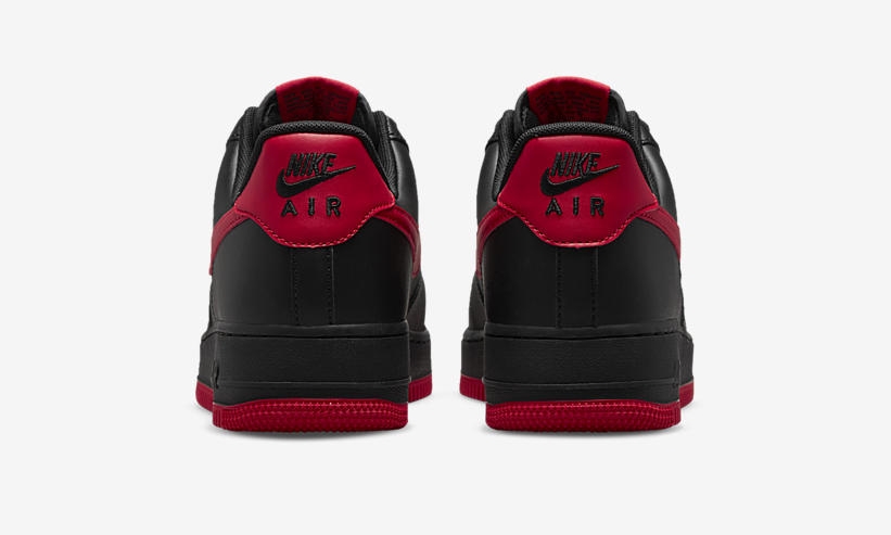 ナイキ エア フォース 1 07 ロー “ブレッド/ブラック/レッド” (NIKE AIR FORCE 1 07 LOW “Bred/Black/Red”) [DC2911-001]