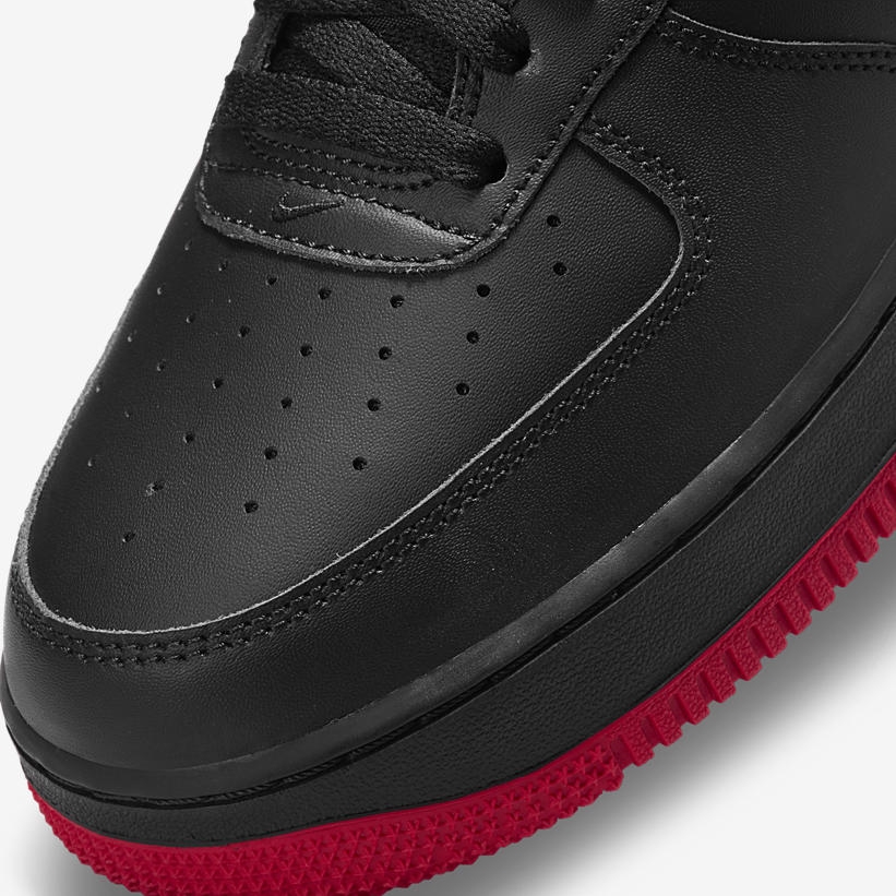 ナイキ エア フォース 1 07 ロー “ブレッド/ブラック/レッド” (NIKE AIR FORCE 1 07 LOW “Bred/Black/Red”) [DC2911-001]