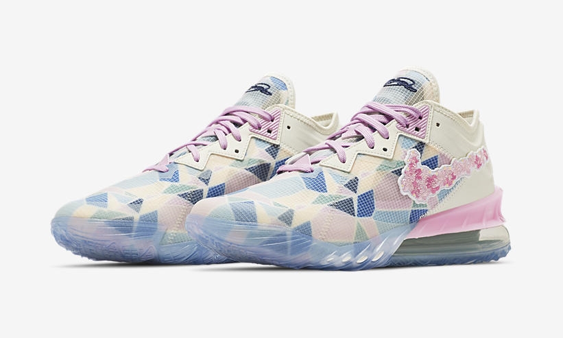 2021年 発売予定！アトモス × ナイキ レブロン 18 ロー “サクラ” (atmos NIKE LEBRON XVIII LOW “Sakura”) [CV7564-101]