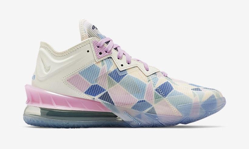 【4/23 発売】アトモス × ナイキ レブロン 18 ロー “サクラ” (atmos NIKE LEBRON XVIII LOW “Sakura”) [CV7562-101]