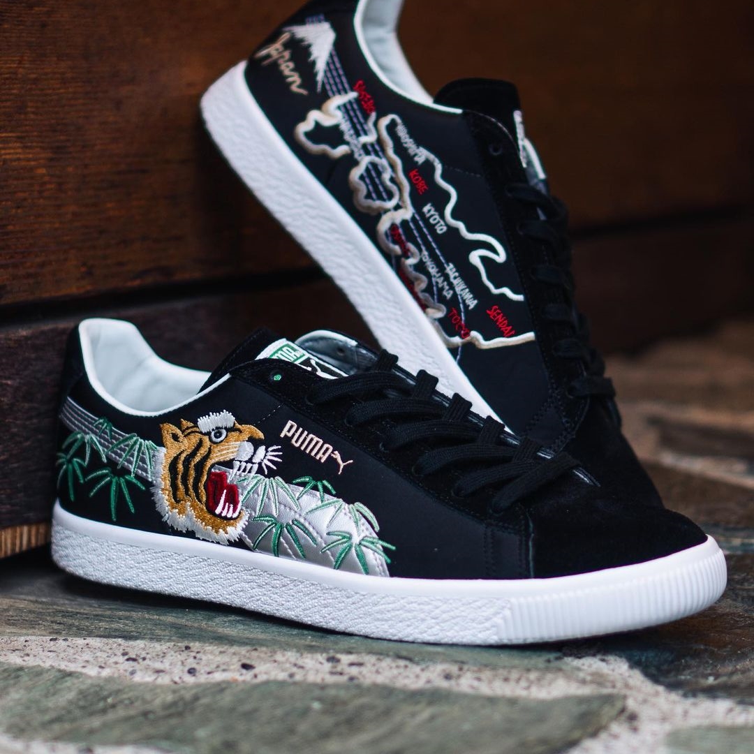 スカジャンからインスパイアーされた日本製”PUMA SUEDE VTG MIJ ATMOS SKAJAN“が世界atmos限定で4/24 発売 (アトモス プーマ スエード) [383609-01]