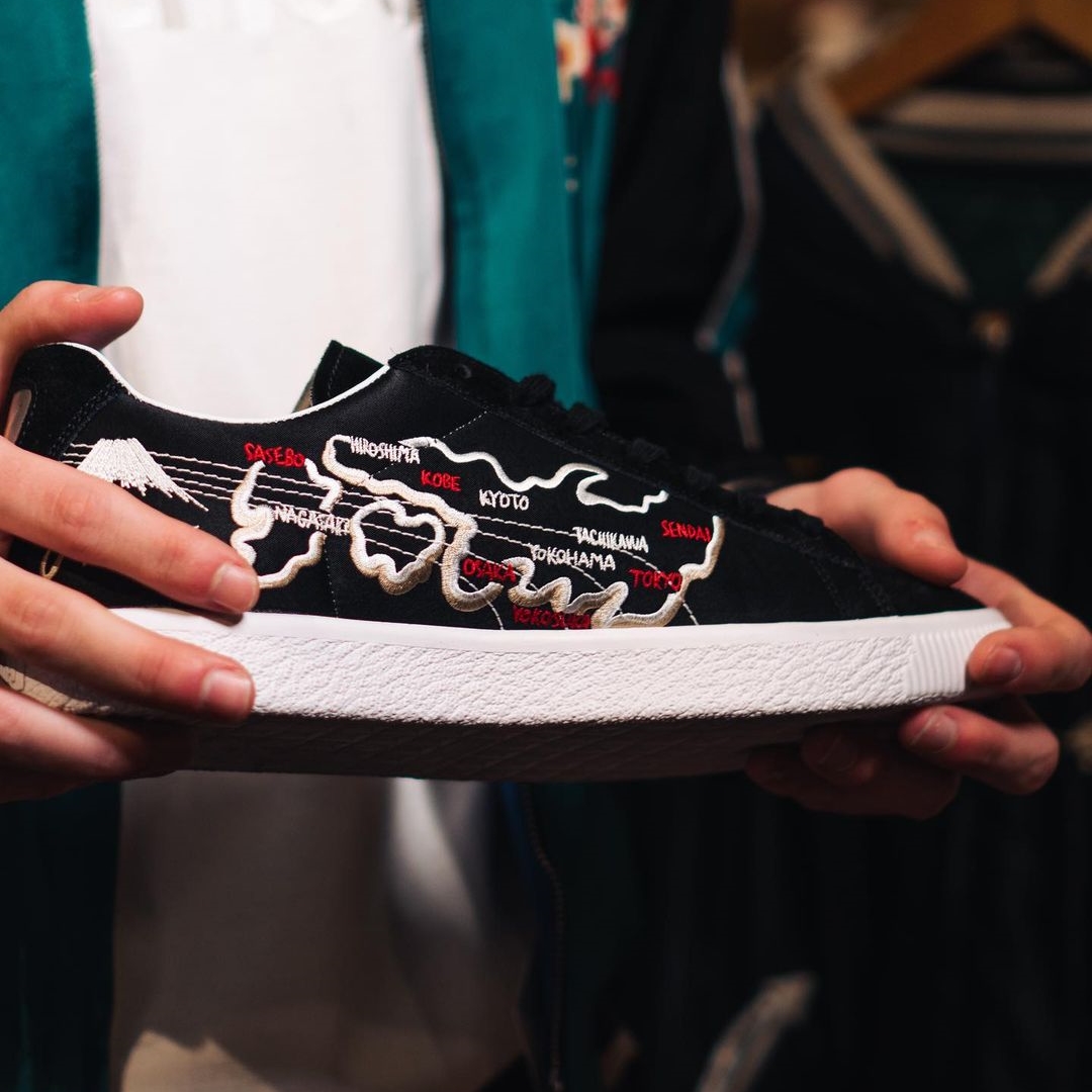 スカジャンからインスパイアーされた日本製”PUMA SUEDE VTG MIJ ATMOS SKAJAN“が世界atmos限定で4/24 発売 (アトモス プーマ スエード) [383609-01]