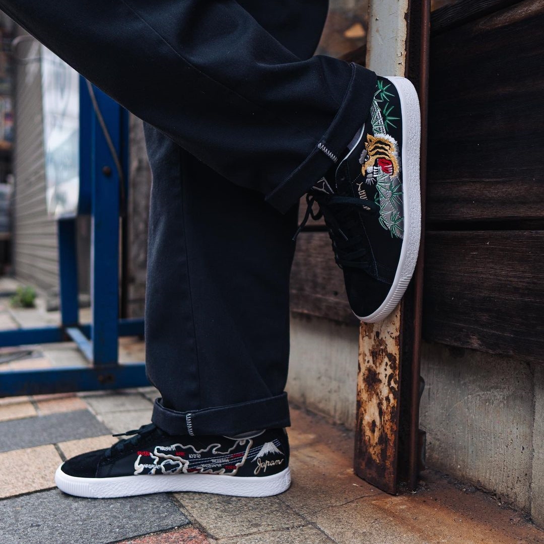 スカジャンからインスパイアーされた日本製”PUMA SUEDE VTG MIJ ATMOS SKAJAN“が世界atmos限定で4/24 発売 (アトモス プーマ スエード) [383609-01]