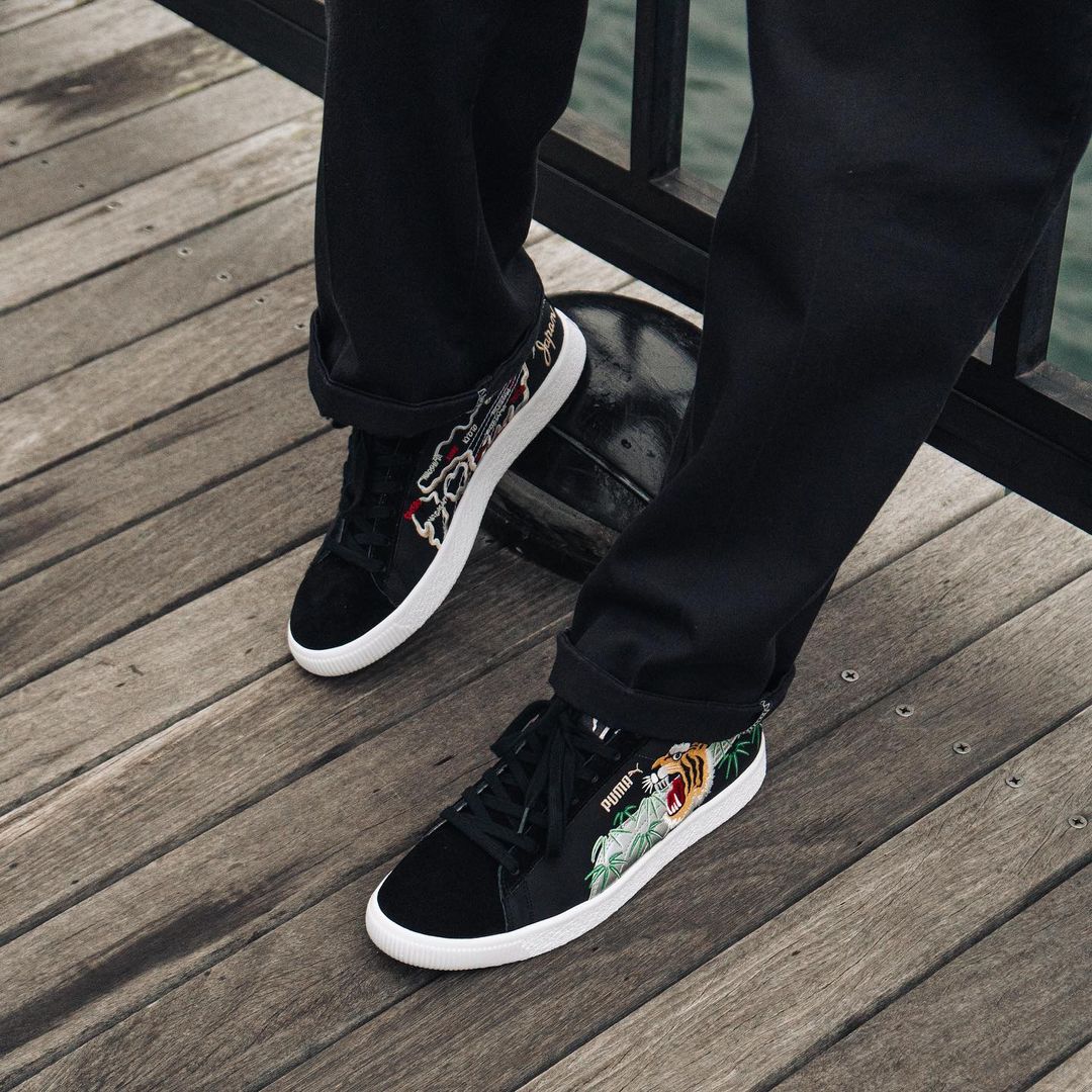 スカジャンからインスパイアーされた日本製”PUMA SUEDE VTG MIJ ATMOS SKAJAN“が世界atmos限定で4/24 発売 (アトモス プーマ スエード) [383609-01]