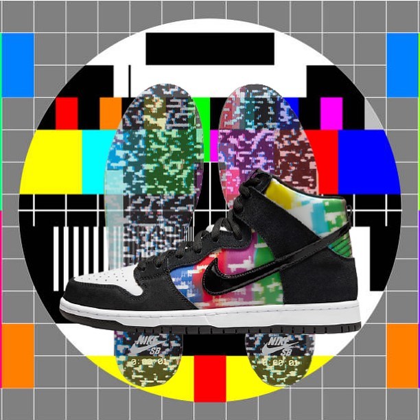 【国内 5/5 発売】ナイキ SB ダンク ハイ “テレビ/カラーバー” (NIKE SB DUNK HIGH “TV/Color Bar”) [CZ2253-100]