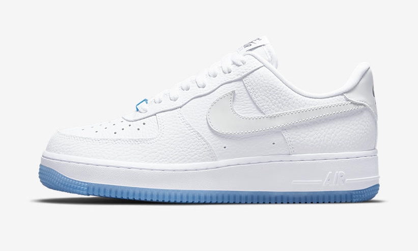 【国内 7/1、9/8 発売】ナイキ エア フォース 1 07 ロー LX “ホワイト/ユニバーシティブルー” (NIKE AIR FORCE 1 07 LOW LX “White/University Blue”) [DA8301-100,101]