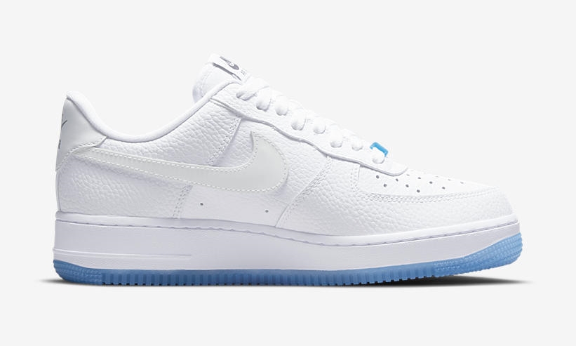 【国内 7/1、9/8 発売】ナイキ エア フォース 1 07 ロー LX “ホワイト/ユニバーシティブルー” (NIKE AIR FORCE 1 07 LOW LX “White/University Blue”) [DA8301-100,101]