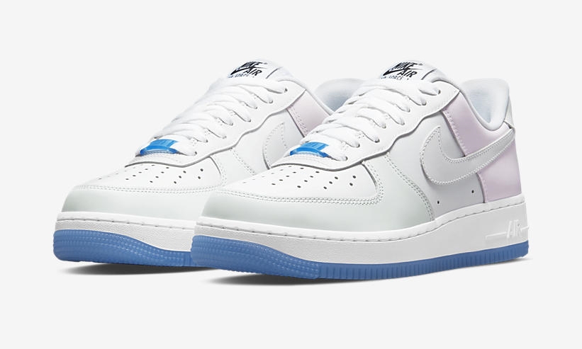 【国内 7/1、9/8 発売】ナイキ エア フォース 1 07 ロー LX “ホワイト/ユニバーシティブルー” (NIKE AIR FORCE 1 07 LOW LX “White/University Blue”) [DA8301-100,101]