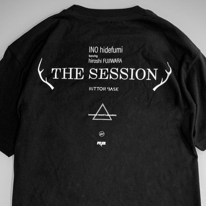 「INO hidefumi THE SESSION vol.5 featuring 藤原ヒロシ」特製TEE (猪野秀史 HIROSHI FUJIWARA)