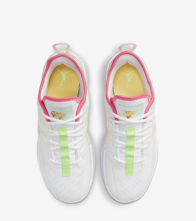 ナイキ エア ジョーダン ウエストブルック ワンテイク 2 “ホワイト/ピンク/バーレイボルト” (NIKE AIR JORDAN WESTBROOK ONE TAKE II “White/Pink/Barely Volt”) [CW2457-163]