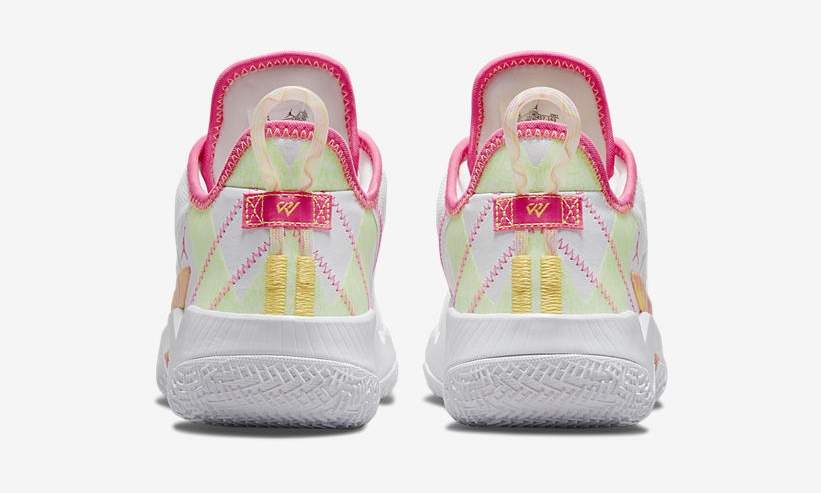 ナイキ エア ジョーダン ウエストブルック ワンテイク 2 “ホワイト/ピンク/バーレイボルト” (NIKE AIR JORDAN WESTBROOK ONE TAKE II “White/Pink/Barely Volt”) [CW2457-163]