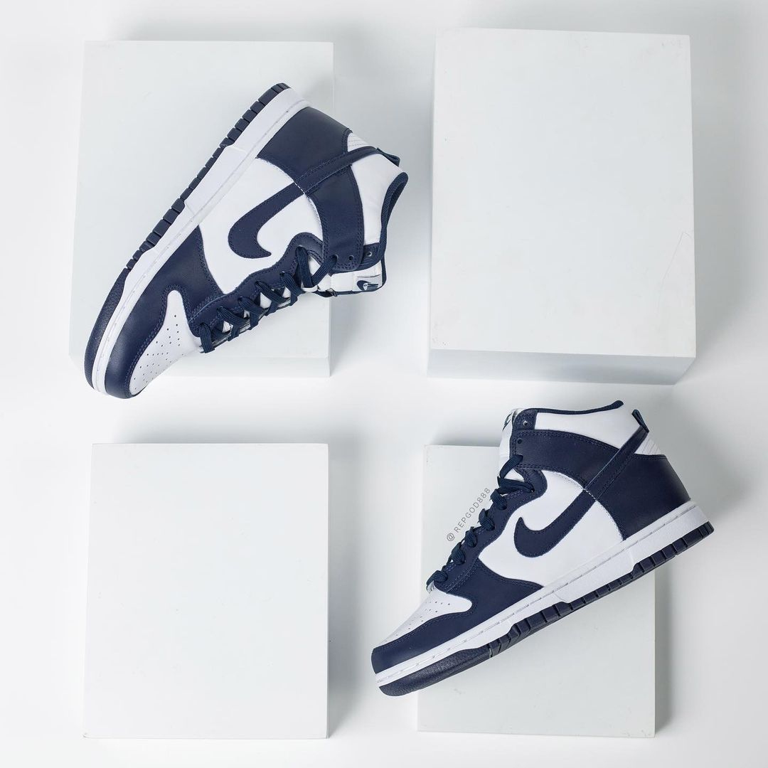 【国内8/26 発売】ナイキ ダンク ハイ “チャンピオンシップネイビー” (NIKE DUNK HIGH “Championship Navy”) [DD1399-104]