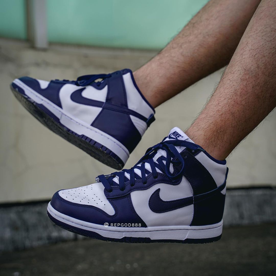 ナイキ ダンク ハイ  チャンピオンシップ ブルー　Nike Dunk High