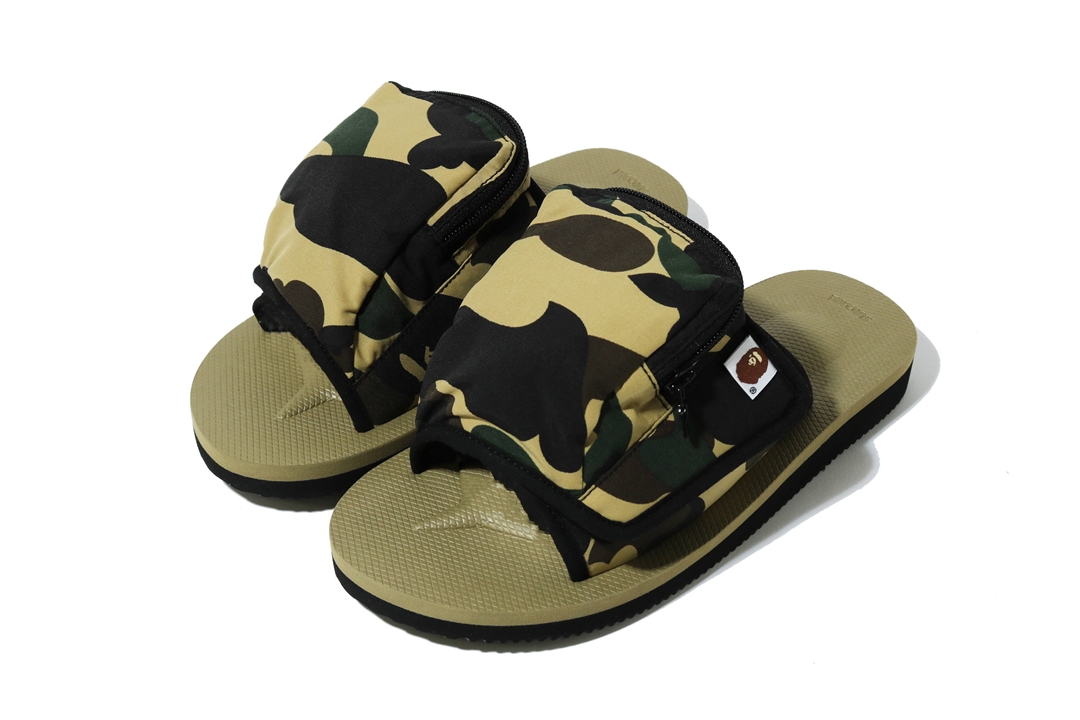 A BATHING APE × SUICOKE コラボサンダル「DAO/1ST CAMO」が5/4 発売 (ア ベイシング エイプ スイコック)