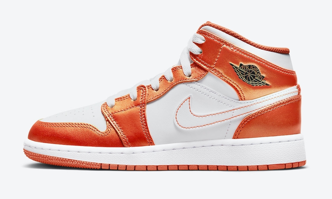 【国内 7/19 発売】ナイキ エア ジョーダン 1 ミッド “ホワイト/メタリックオレンジ” (NIKE AIR JORDAN 1 MID “White/Metallic Orange”) [DM3531-800/DM4228-800]