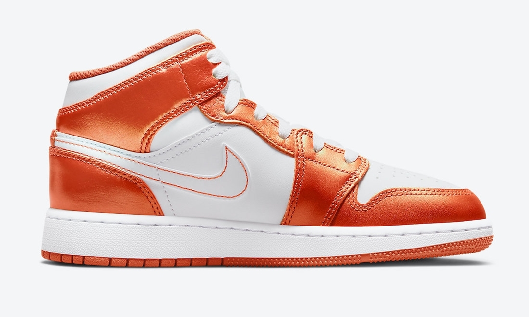 【国内 7/19 発売】ナイキ エア ジョーダン 1 ミッド “ホワイト/メタリックオレンジ” (NIKE AIR JORDAN 1 MID “White/Metallic Orange”) [DM3531-800/DM4228-800]