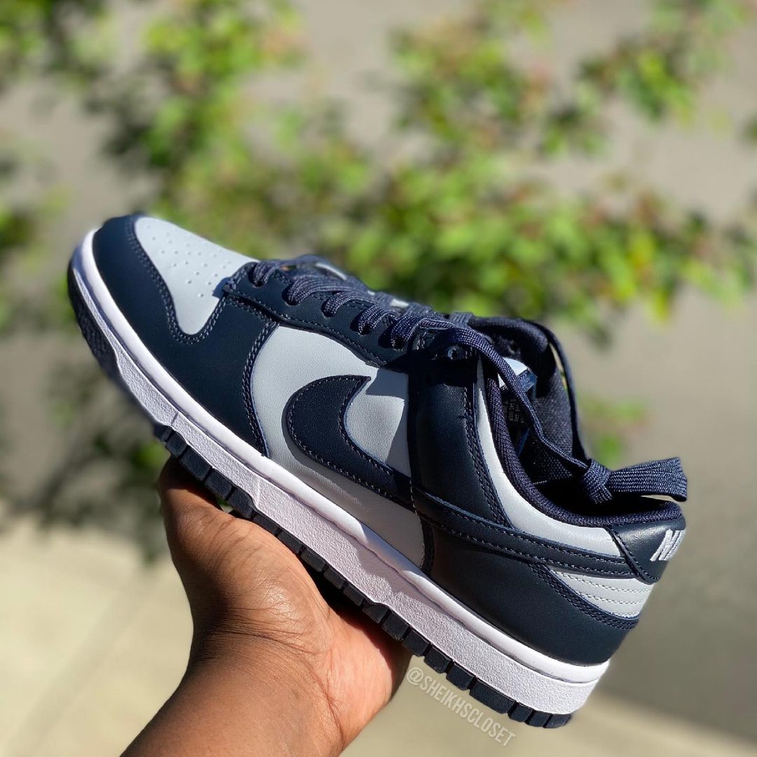 【国内 8/26 発売】ナイキ ダンク ロー “ジョージタウン/チャンピオンシップネイビー” (NIKE DUNK LOW “Georgetown/Championship Navy”) [DD1391-003/CW1590-004]