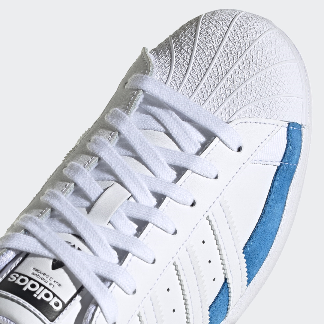 5/1 発売！adidas Originals SUPERSTAR “Bright Blue/White” (アディダス オリジナルス スーパースター “ブライトブルー/ホワイト”) [FX5571]