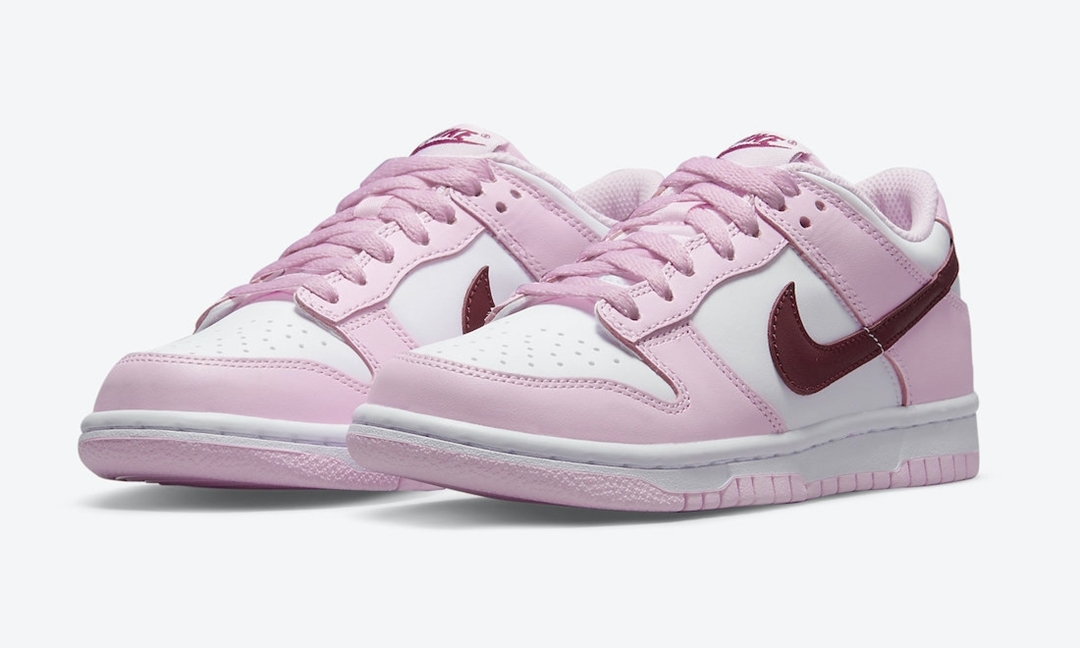 5月 発売予定！ナイキ GS ダンク ロー “ピンク/ホワイト/レッド” (NIKE GS DUNK LOW “Pink/White/Red”) [CW1590-601]