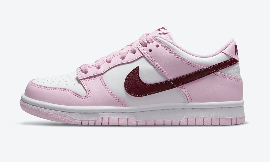 【国内 8/2 発売予定】ナイキ GS ダンク ロー “ピンク/ホワイト/レッド” (NIKE GS DUNK LOW “Pink/White/Red”) [CW1590-601]