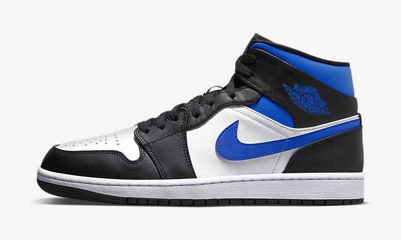 【国内 7/19 発売】ナイキ エア ジョーダン 1 ミッド “ホワイト/ブラック/ロイヤル” (NIKE AIR JORDAN 1 MID “White/Black/Royal”) [554724-140]