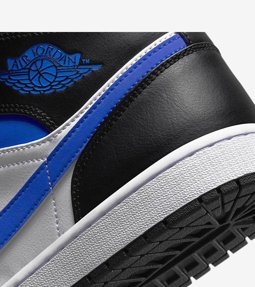 【国内 7/19 発売】ナイキ エア ジョーダン 1 ミッド “ホワイト/ブラック/ロイヤル” (NIKE AIR JORDAN 1 MID “White/Black/Royal”) [554724-140]