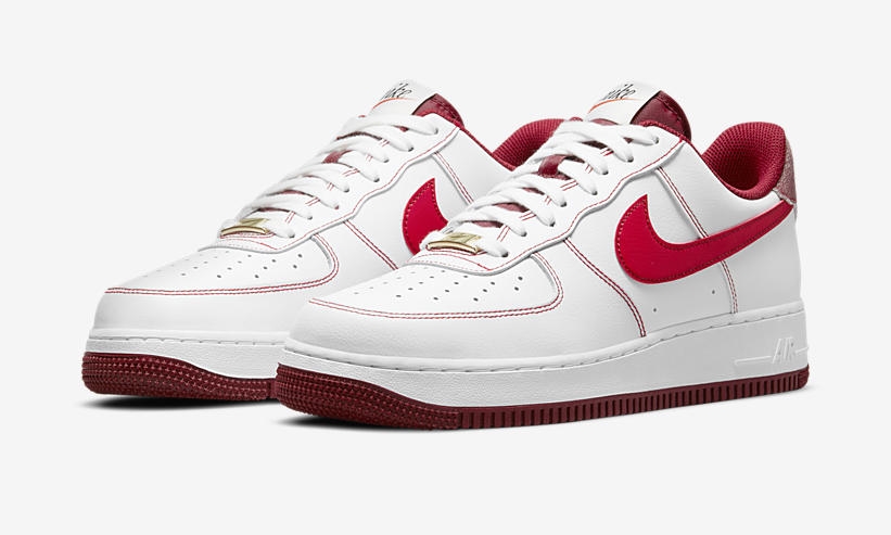 ナイキ エア フォース 1 07 ロー “ファースト ユーズ/ホワイト/レッド” (NIKE AIR FORCE 1 07 LOW “First Use/White/Red”) [DA8478-101]