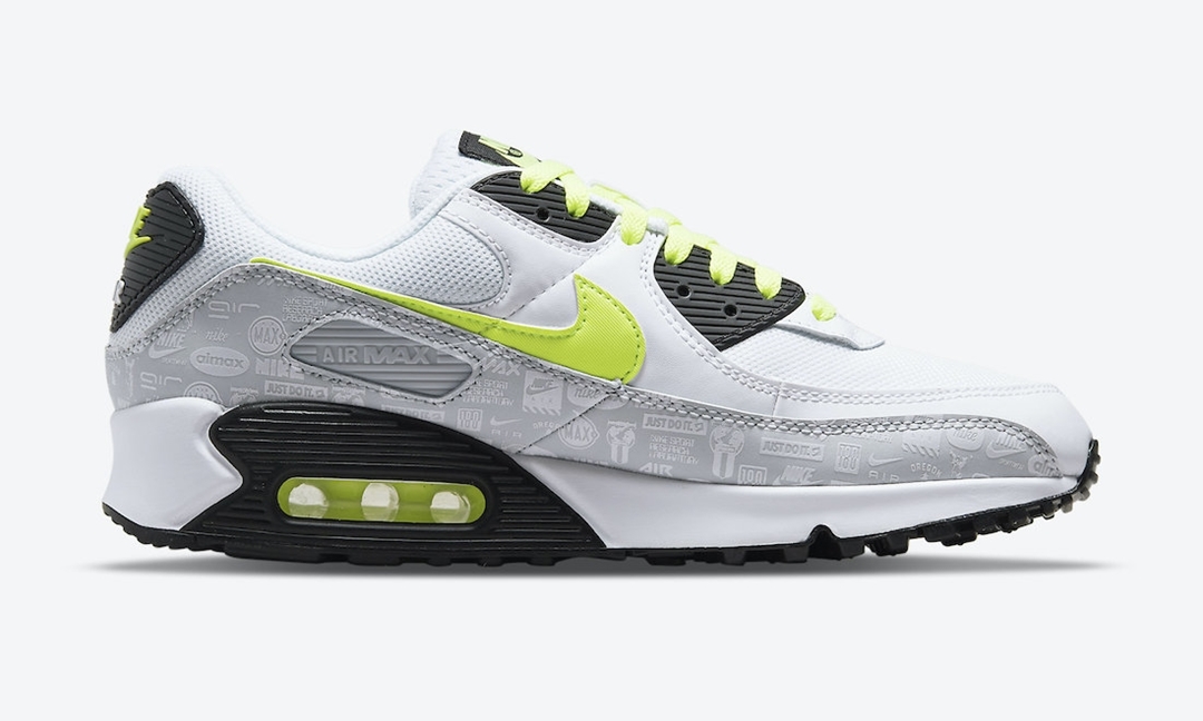 【国内 7/29 発売】ナイキ エア マックス 90 “ホワイト/ブラック/ボルト” (NIKE AIR MAX 90 “White/Black/Volt”) [DB0625-100]