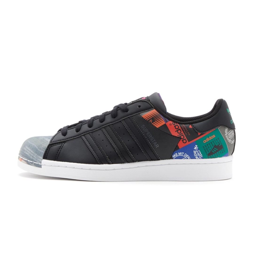 adidas Originals SUPERSTAR “LABEL PACK” Black/White (アディダス オリジナルス スーパースター “ラベルパック” ブラック/ホワイト) [GX2716,GX2717]