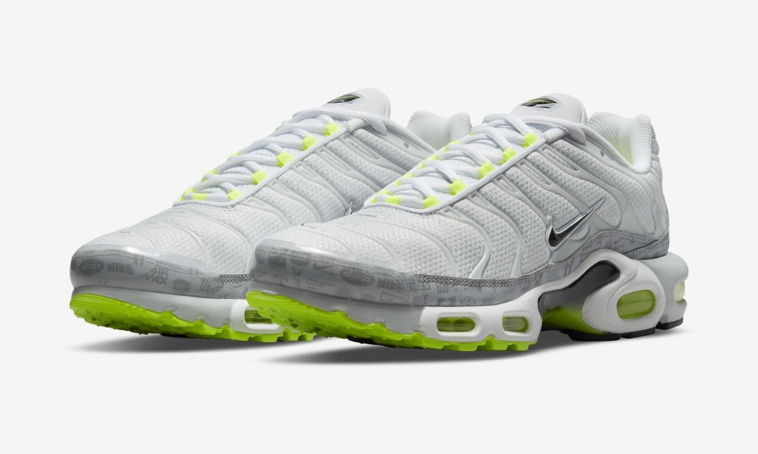 ナイキ エア マックス プラス “ホワイト/グレー/ボルト” (NIKE AIR MAX PLUS “White/Grey/Volt”) [DB0682-002]