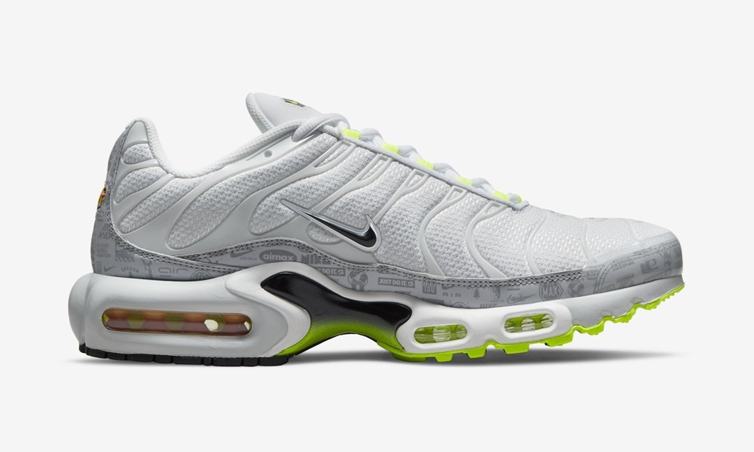 ナイキ エア マックス プラス “ホワイト/グレー/ボルト” (NIKE AIR MAX PLUS “White/Grey/Volt”) [DB0682-002]