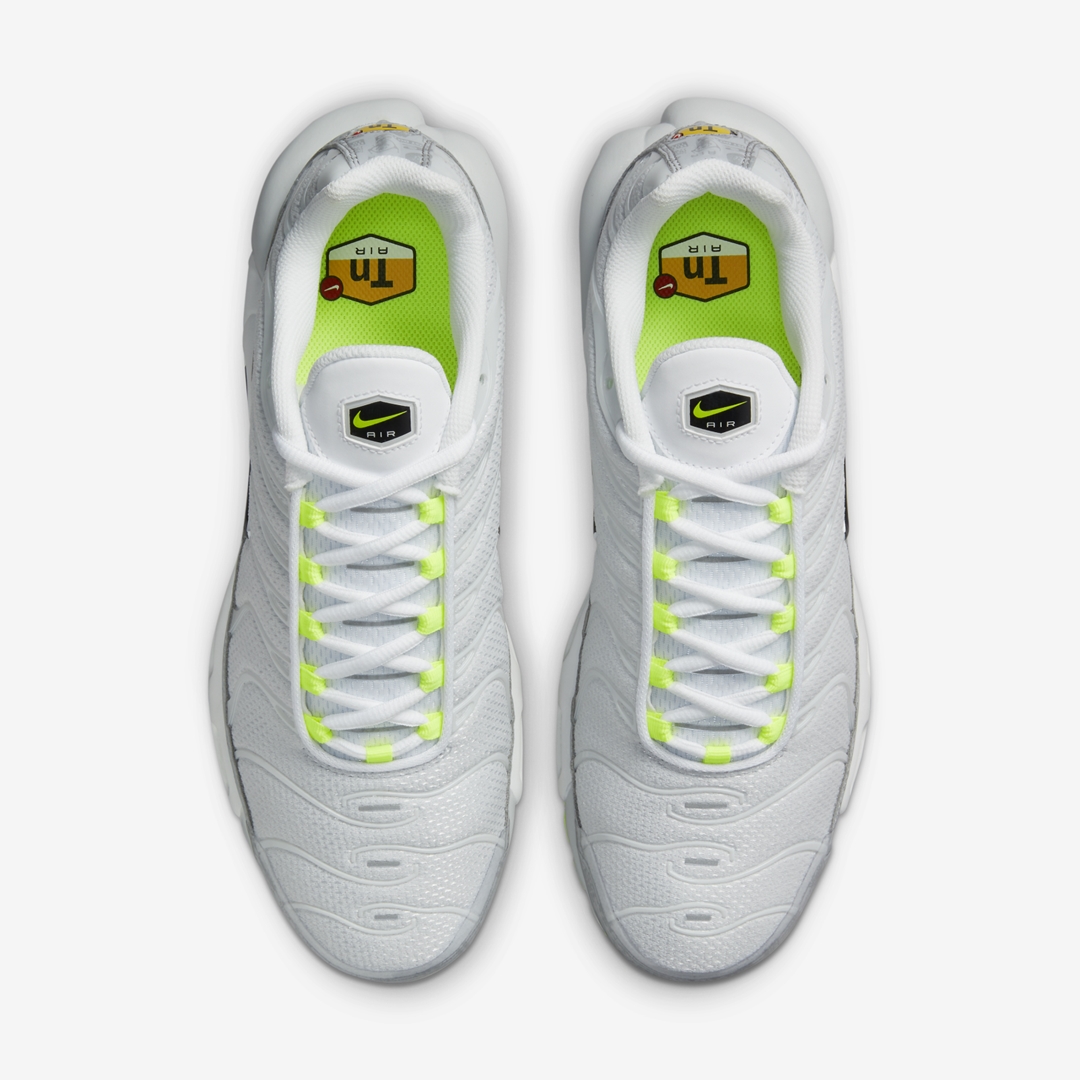 ナイキ エア マックス プラス “ホワイト/グレー/ボルト” (NIKE AIR MAX PLUS “White/Grey/Volt”) [DB0682-002]