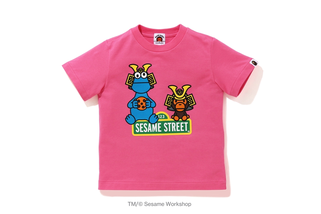 こどもの日にちなんだA BATHING APE × SESAME STREET コラボレーションが5/2 発売 (ア ベイシング エイプ セサミストリート)