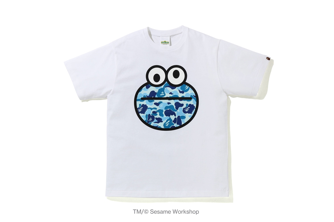 こどもの日にちなんだA BATHING APE × SESAME STREET コラボレーションが5/2 発売 (ア ベイシング エイプ セサミストリート)