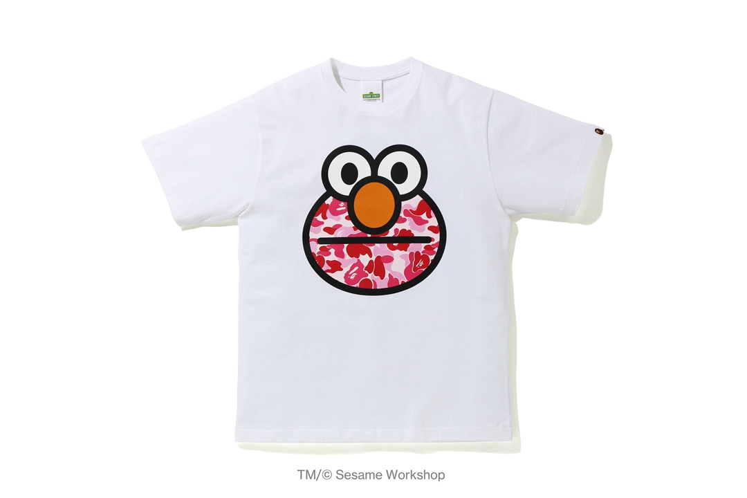 こどもの日にちなんだA BATHING APE × SESAME STREET コラボレーションが5/2 発売 (ア ベイシング エイプ セサミストリート)