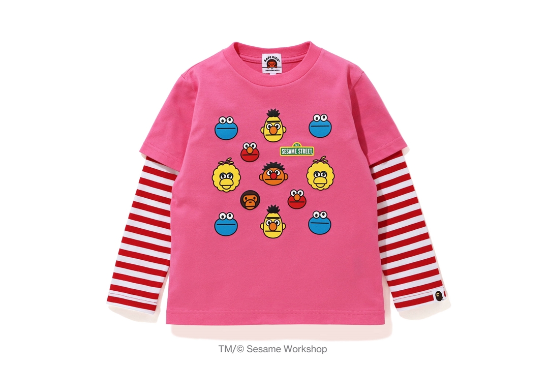 こどもの日にちなんだA BATHING APE × SESAME STREET コラボレーションが5/2 発売 (ア ベイシング エイプ セサミストリート)