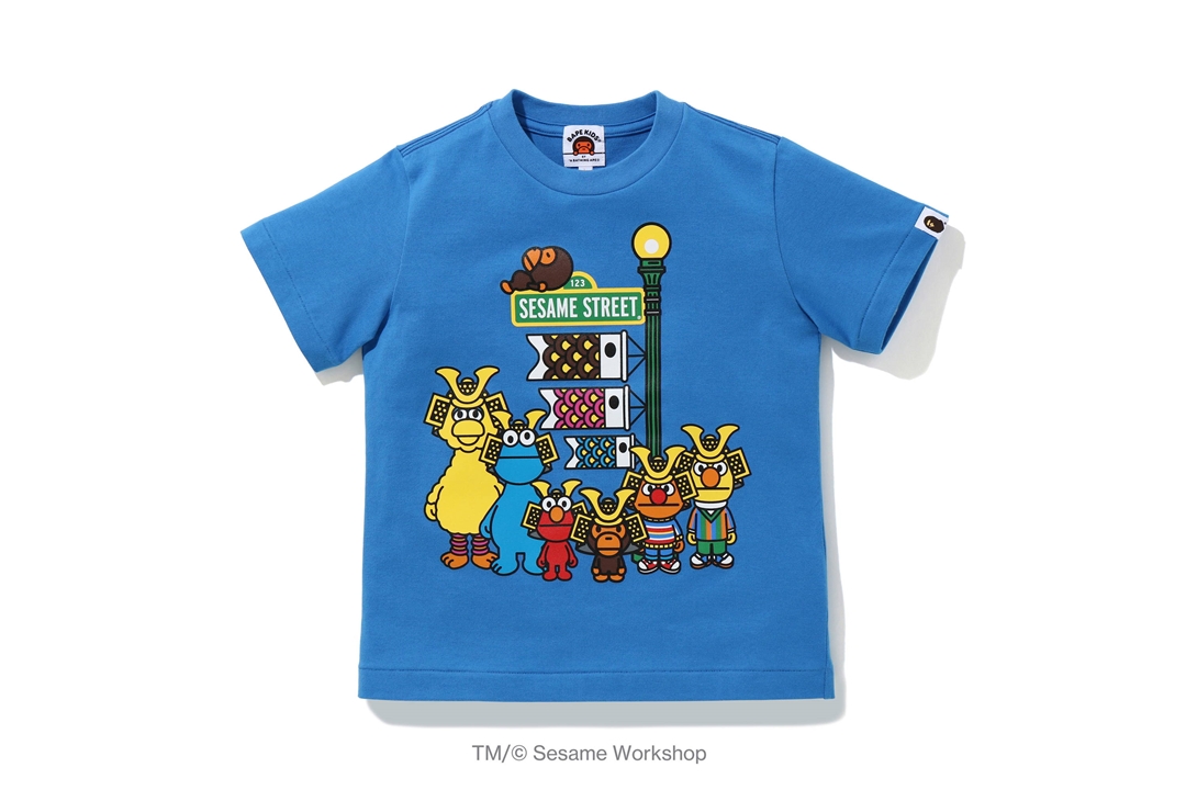 こどもの日にちなんだA BATHING APE × SESAME STREET コラボレーションが5/2 発売 (ア ベイシング エイプ セサミストリート)