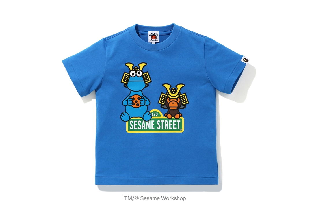 こどもの日にちなんだA BATHING APE × SESAME STREET コラボレーションが5/2 発売 (ア ベイシング エイプ セサミストリート)