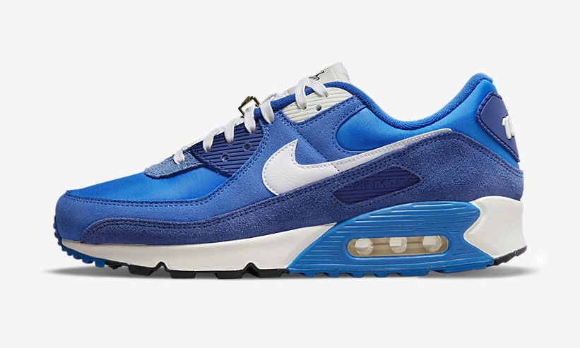 ナイキ エア マックス 90 SE “シグナルブルー/ホワイト/ゲームロイヤル” (NIKE AIR MAX 90 SE “Signal Blue/White/Game Royal”) [DB0636-400]