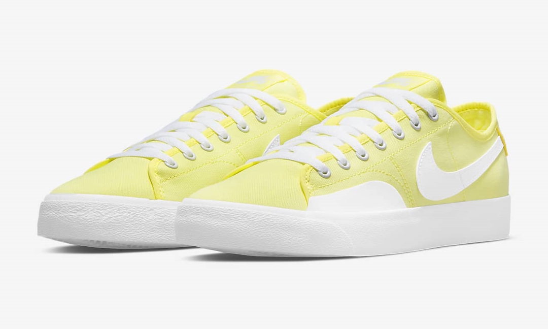 ナイキ SB ブレーザー コート “ライトビガーイエロー/ホワイト” (NIKE SB BLAZER COURT “Light Vigor Yellow/White”) [CV1658-700]