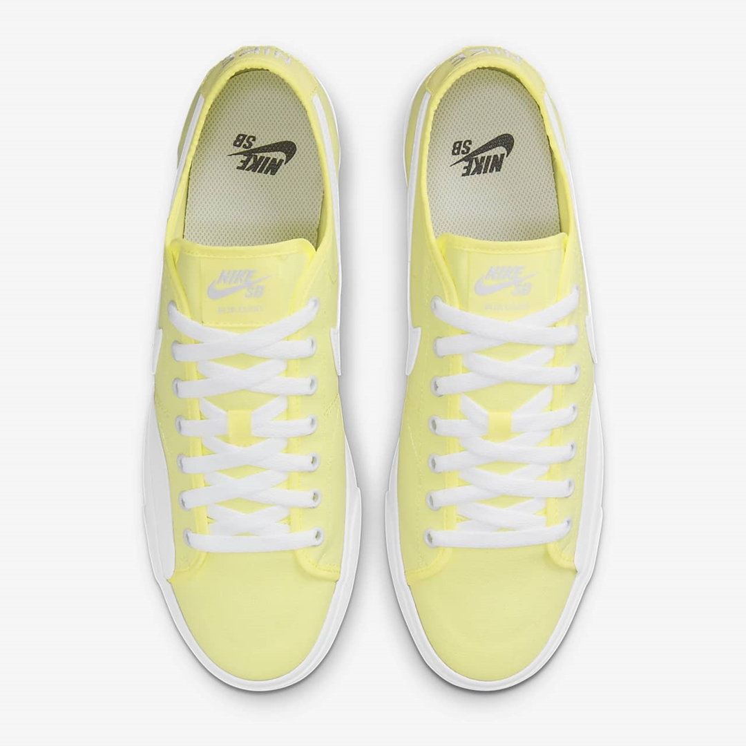 ナイキ SB ブレーザー コート “ライトビガーイエロー/ホワイト” (NIKE SB BLAZER COURT “Light Vigor Yellow/White”) [CV1658-700]