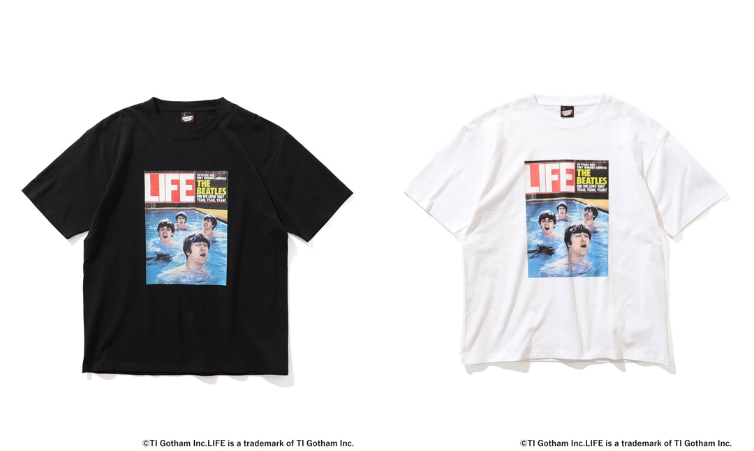 BEAMS × LIFE MAGAZINE「BEATLES」が表紙を飾った際のデザインをプリントTEEが5月下旬発売 (ビームス ライフ ビートルズ)