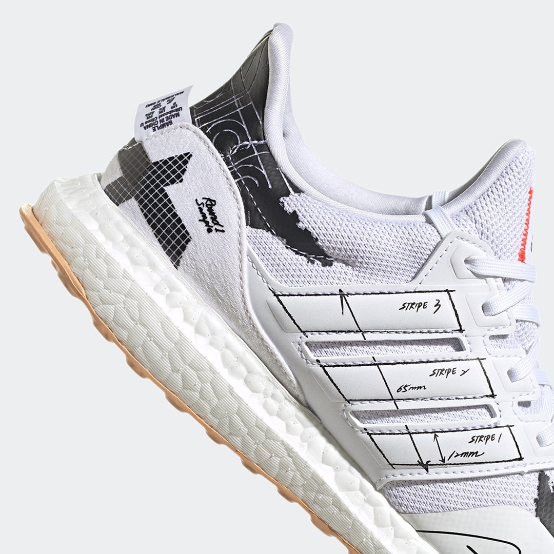 5/1 発売予定！adidas ULTRA BOOST “Schematic/White/Core Black” (アディダス ウルトラ ブースト “スケマティク/ホワイト/コアブラック”) [GY0524,GY0525]