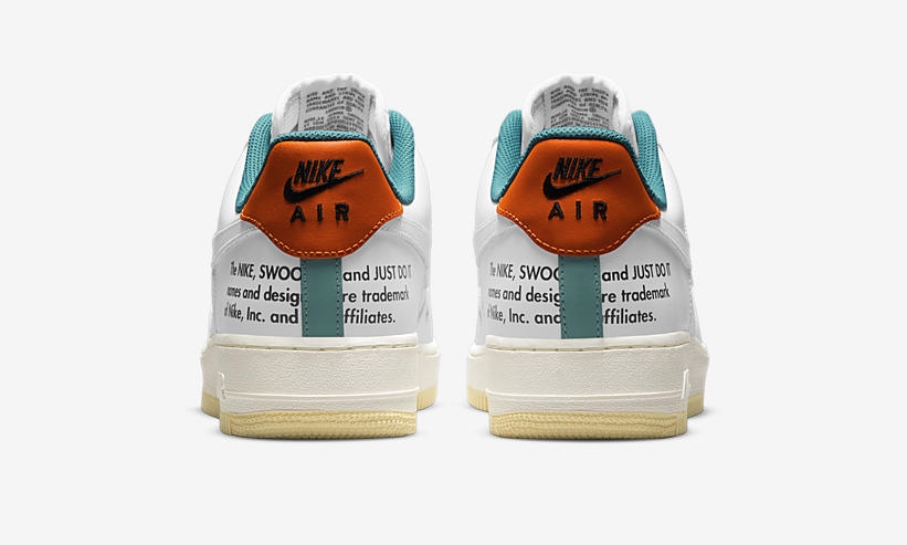 ナイキ エア フォース 1 07 ロー LE “ホワイト/スターフィッシュ” (NIKE AIR FORCE 1 07 LOW LE “White/Starfish”) [DM0970-111]